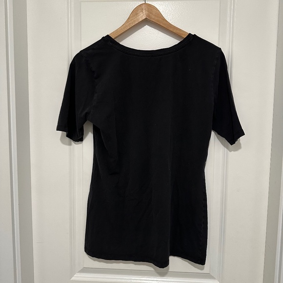 DOWNEAST Half Sleeve Tee Black Women’s XL TShirt Cotton Spandex Short Sleeve - Picture 5 of 7